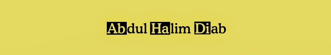 Abdul Halim Diab YouTube 频道头像
