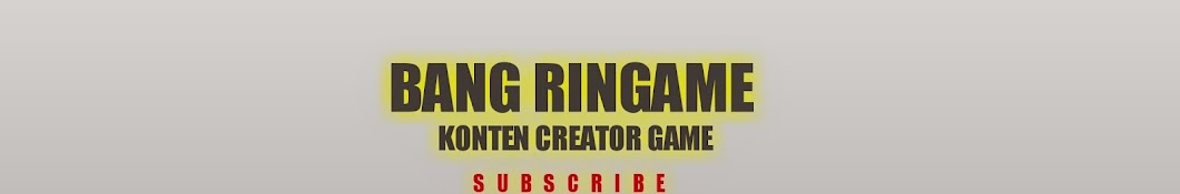 BANG RINGAME Avatar canale YouTube 
