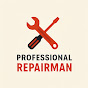 professional repairman logo