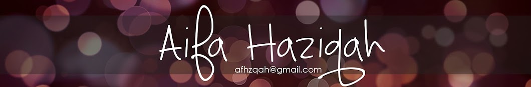 Aifa Haziqah Awatar kanału YouTube