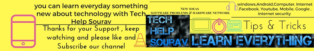 Tech Help Sourav YouTube channel avatar