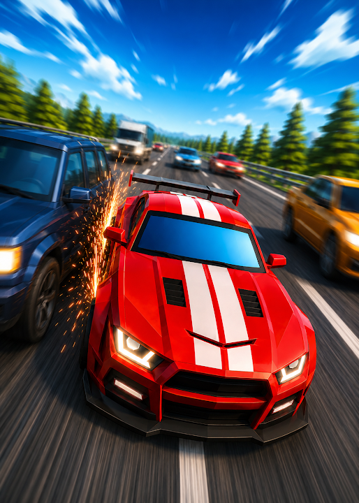 Highway Rush 3D — cover art