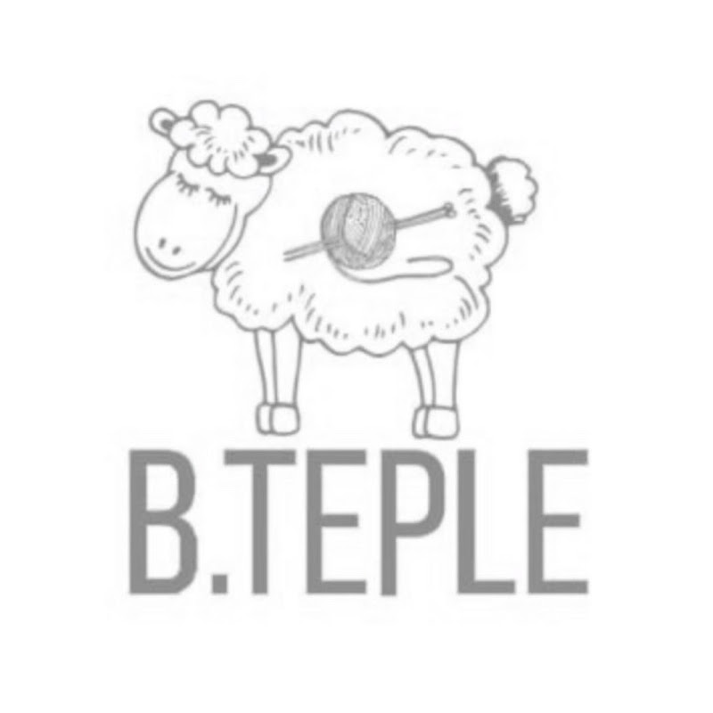 B.ТEPLE - пряжа, узоры спицами, мастер-классы Logo