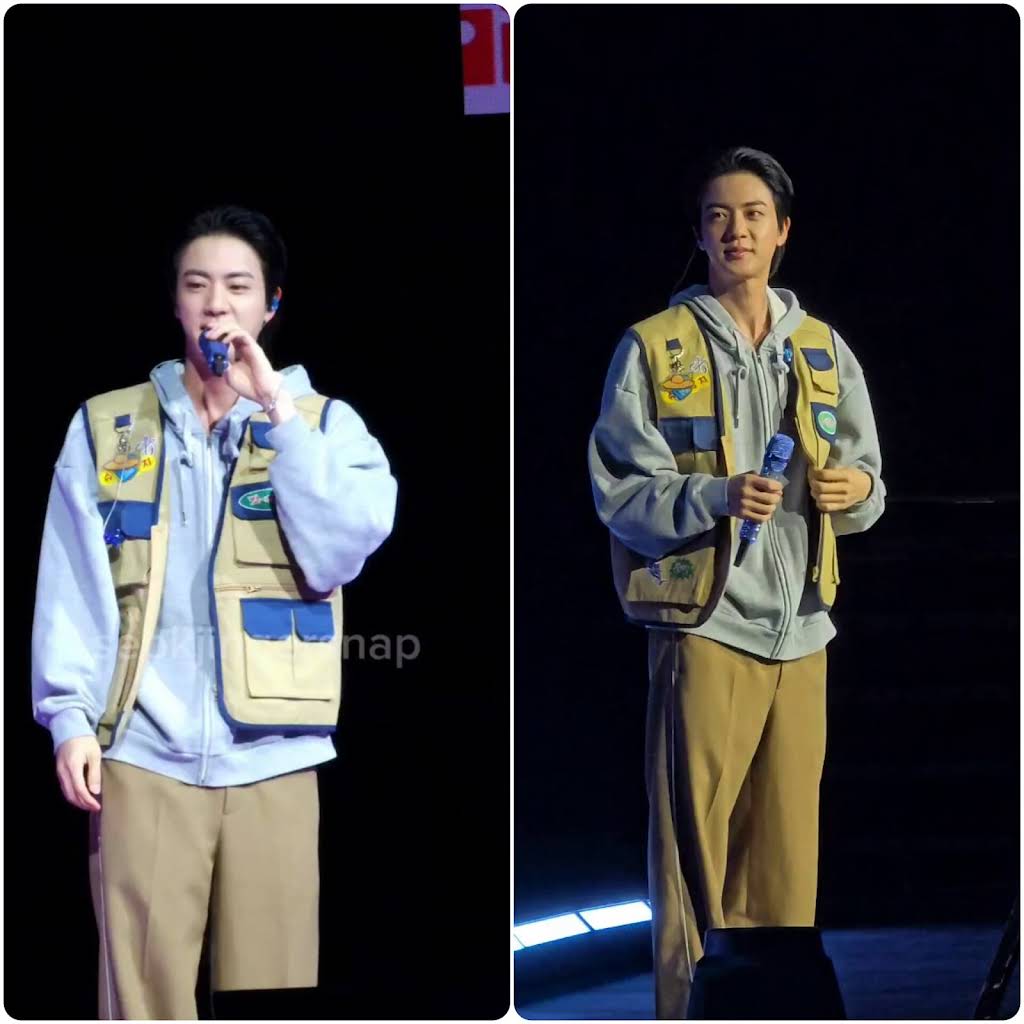 #RUNSEOKJIN_EP.TOURソンムル From @jin Instagram post #RUNSEOKJIN_epTOUR_ANAHEIM