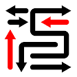 One-Way Maze: Tap Grid Puzzle icon