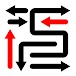 One-Way Maze: Tap Grid Puzzle icon