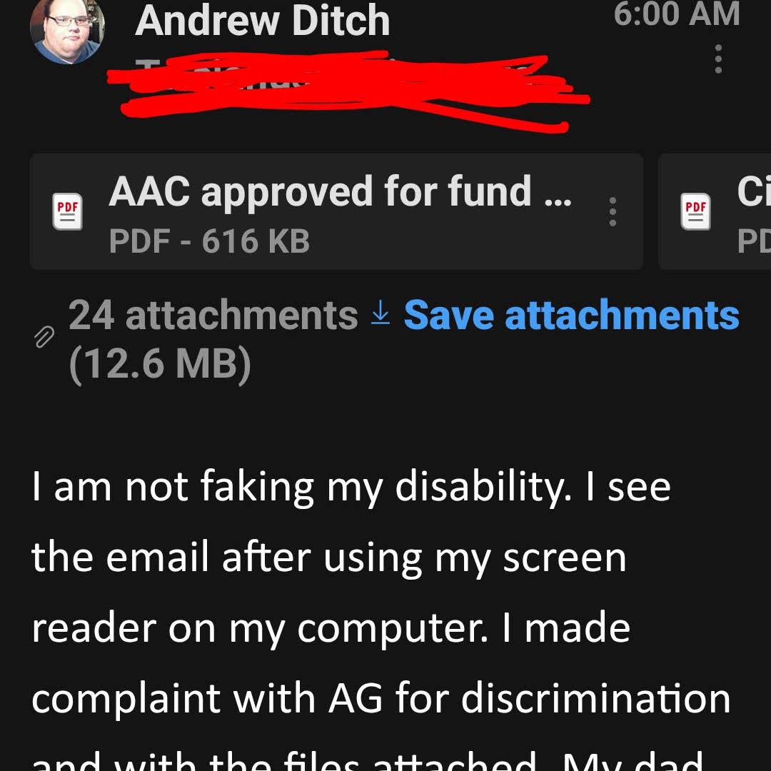 Post from Andrew Ditch