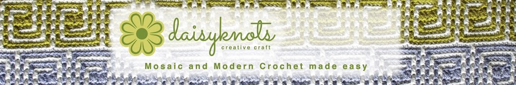 daisyknots mosaic crochet Banner