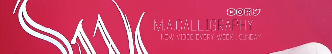 m.a.calligraphy यूट्यूब चैनल अवतार