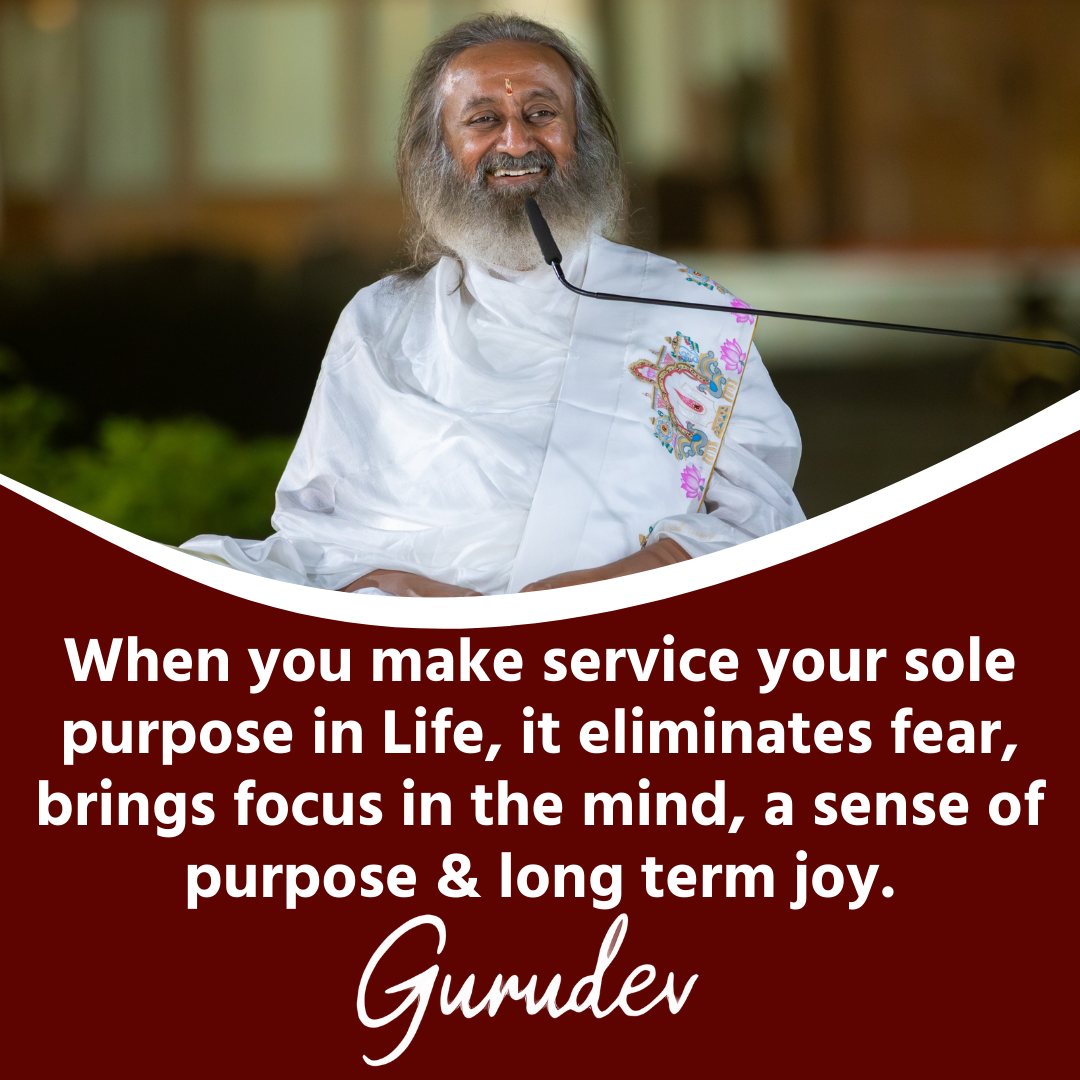Post from Gurudev Sri Sri Ravi Shankar