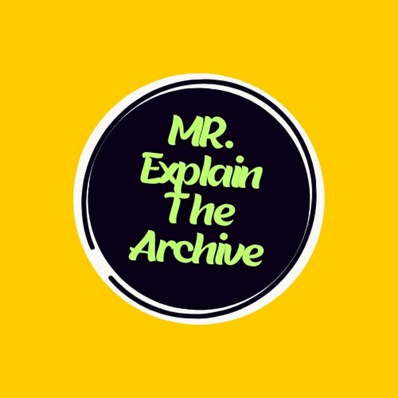 Mr. Explain The Archive  Logo