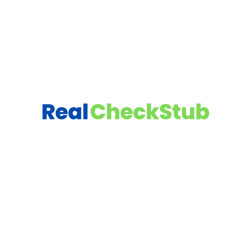 Real Check Stubs