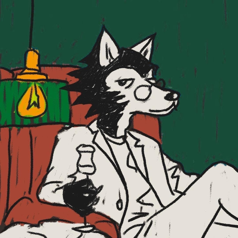 沉醉的小五狼 Logo