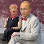 Tiny Trump & Father Putin logo