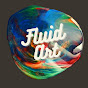 The magic of fluid art logo