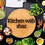 Kitchen with Shaz logo