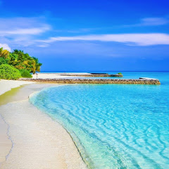 Paradise Classic beach View with clear water 
