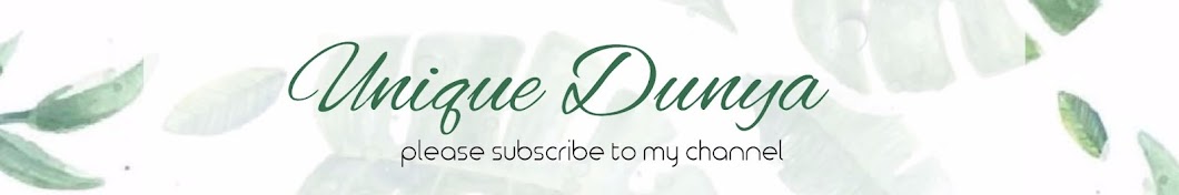 Unique Dunya YouTube kanalı avatarı
