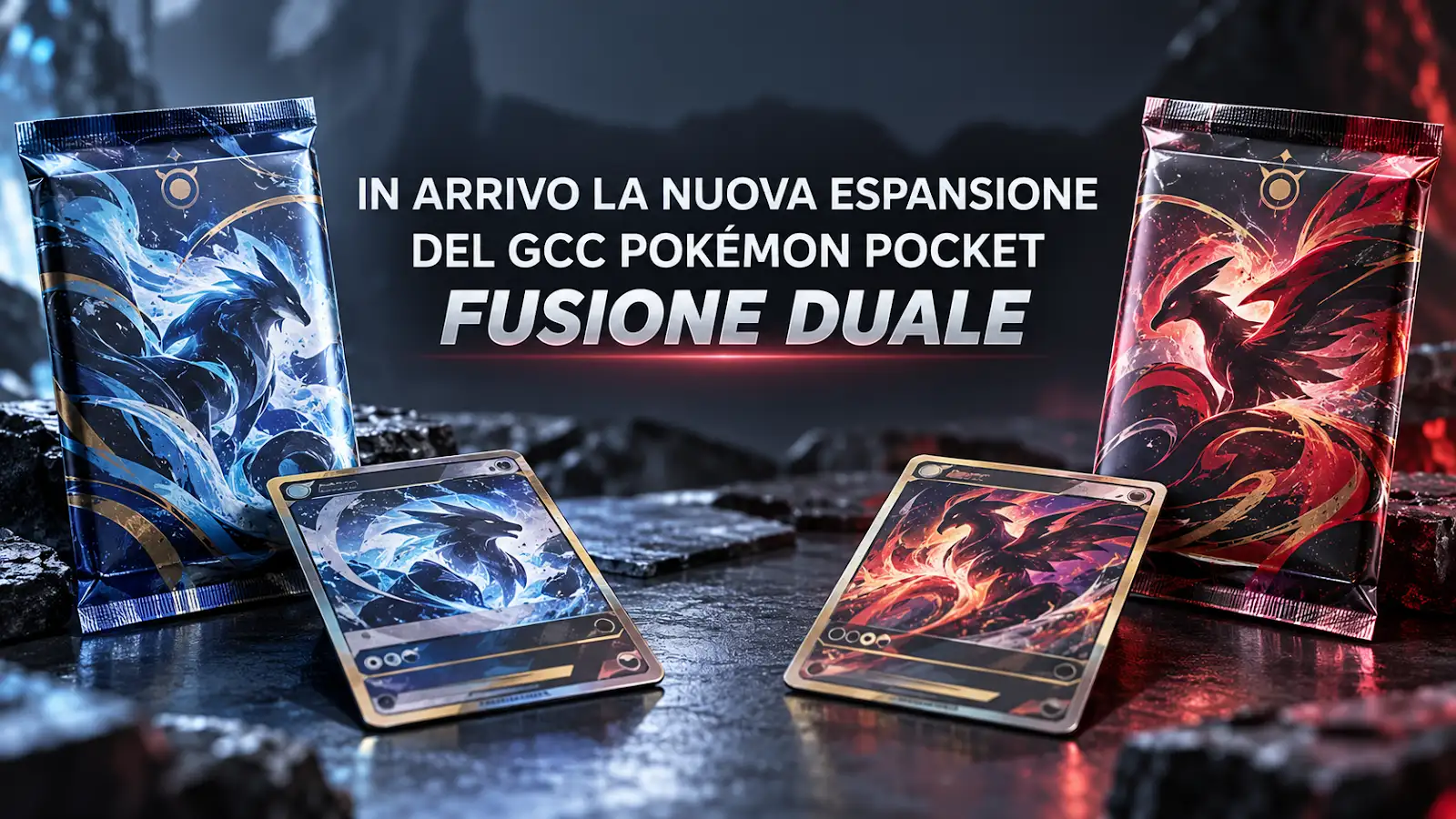 Pokémon GCC Pocket annuncia Fusione Duale con carte di doppio tipo e nuove missioni Pikachu