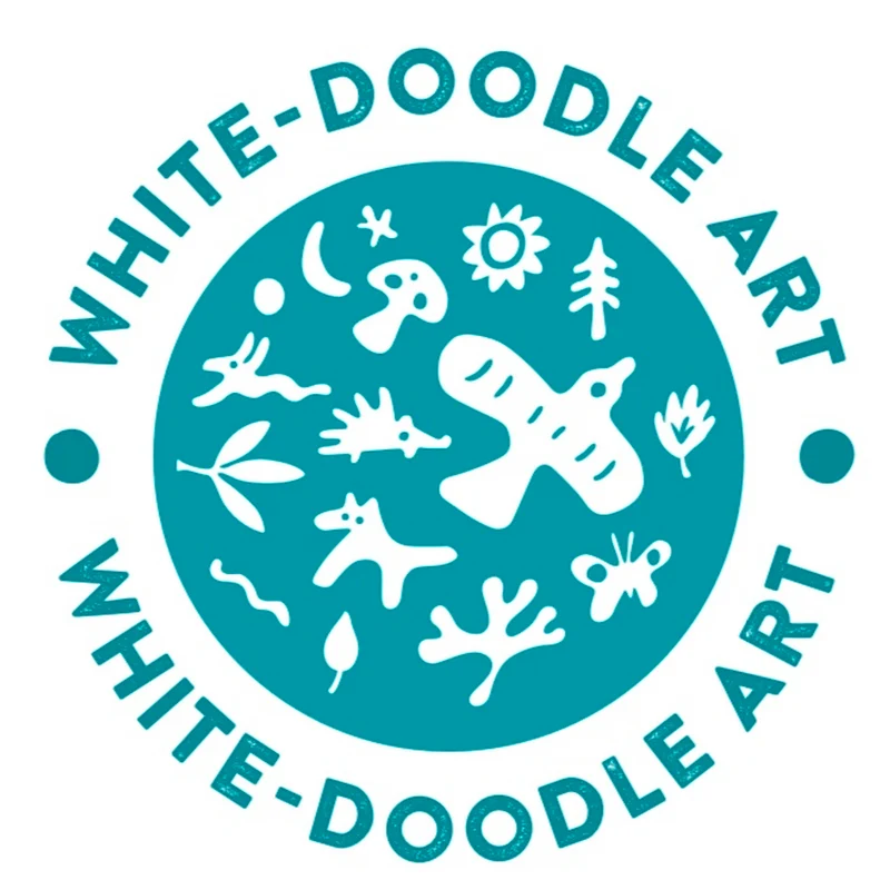 WHITE DOODLE