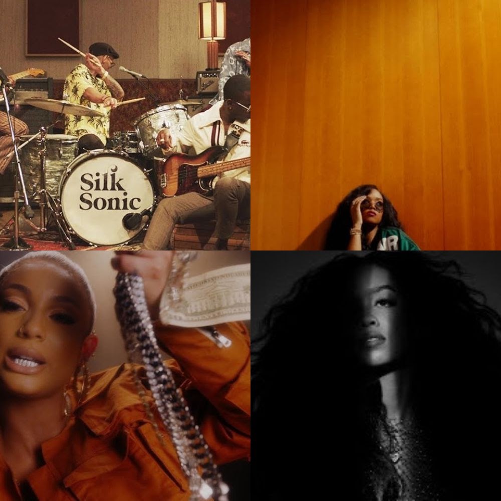 Mix - Bruno Mars, Anderson .Paak, Silk Sonic - Leave the Door Open [Official Video]