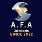 A.F.A. 3d modeling logo