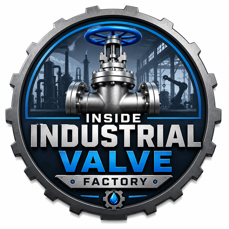 inside industrial valve factory 