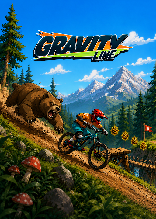 Gravity Line: Downhill MTB — cover art