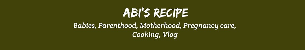 Abi's Recipe Avatar canale YouTube 