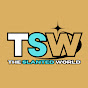 The Slanted World logo