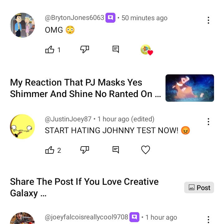 Post from Johnny Test Rocks Super Why Sucks 2007