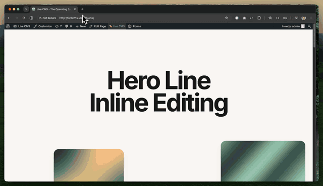 Developer Quickstart: Implementing Live CMS in 5 Minutes — Live CMS blog article