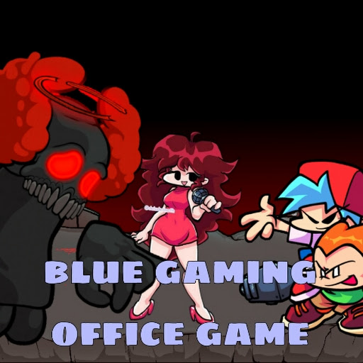 blue gaming office game