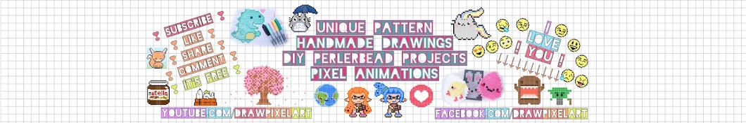 draw pixel art Avatar de canal de YouTube