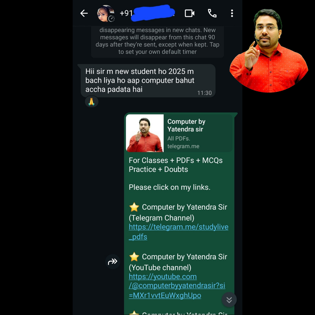 Post from COMPUTER BY YATENDRA SIR
