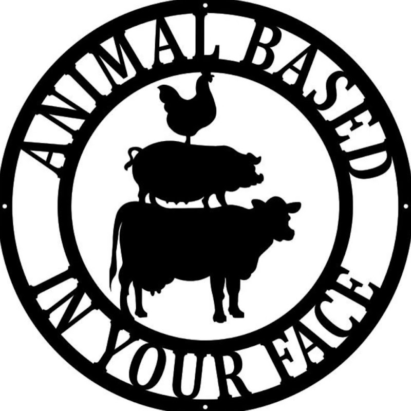 Animal-Based in Your Face Logo