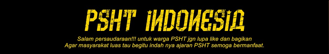 PSHT INDONESIA Аватар канала YouTube