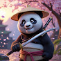 Panda the warrior logo
