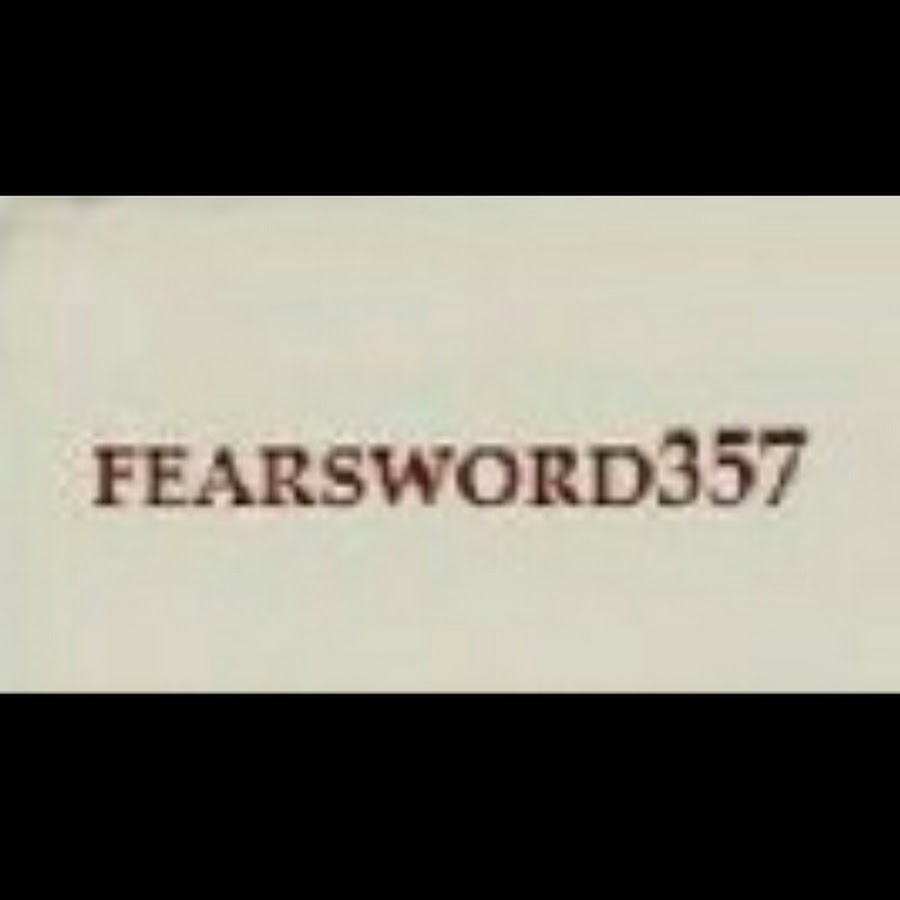 fearsword357 यूट्यूब चैनल अवतार