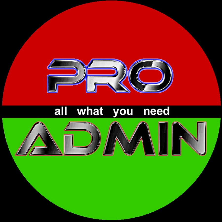 pro admin YouTube channel avatar