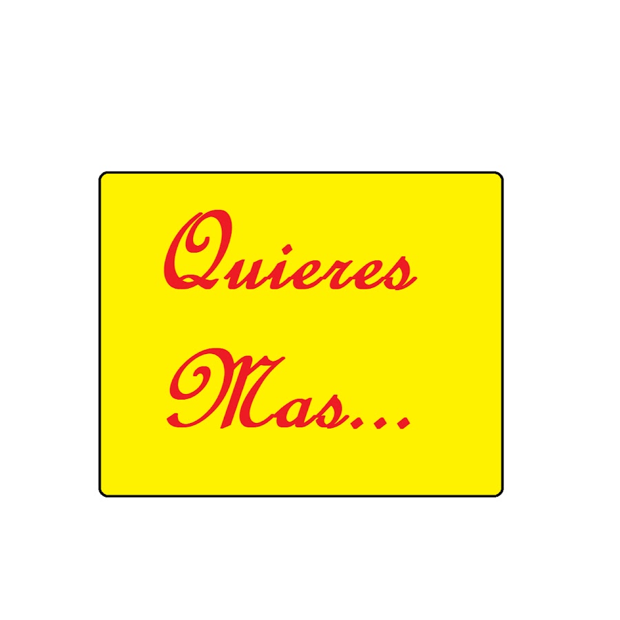 Quieres Mas YouTube kanalı avatarı
