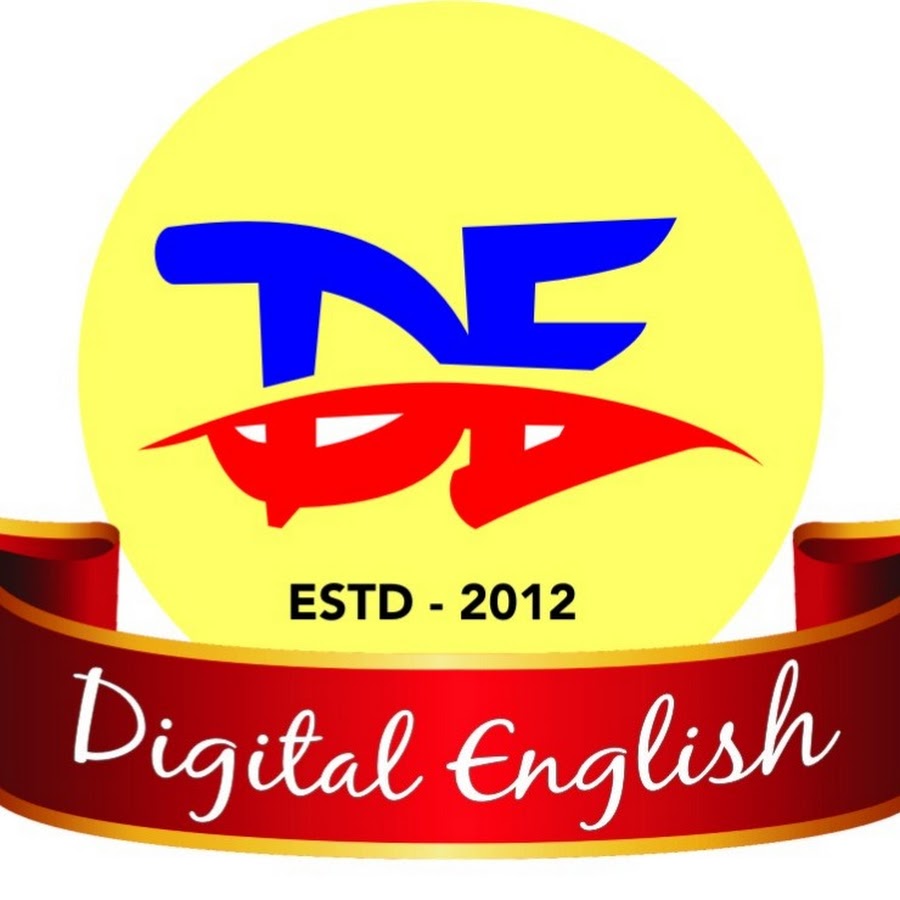 Digital English YouTube channel avatar