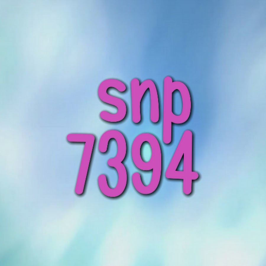 snp7394 YouTube channel avatar