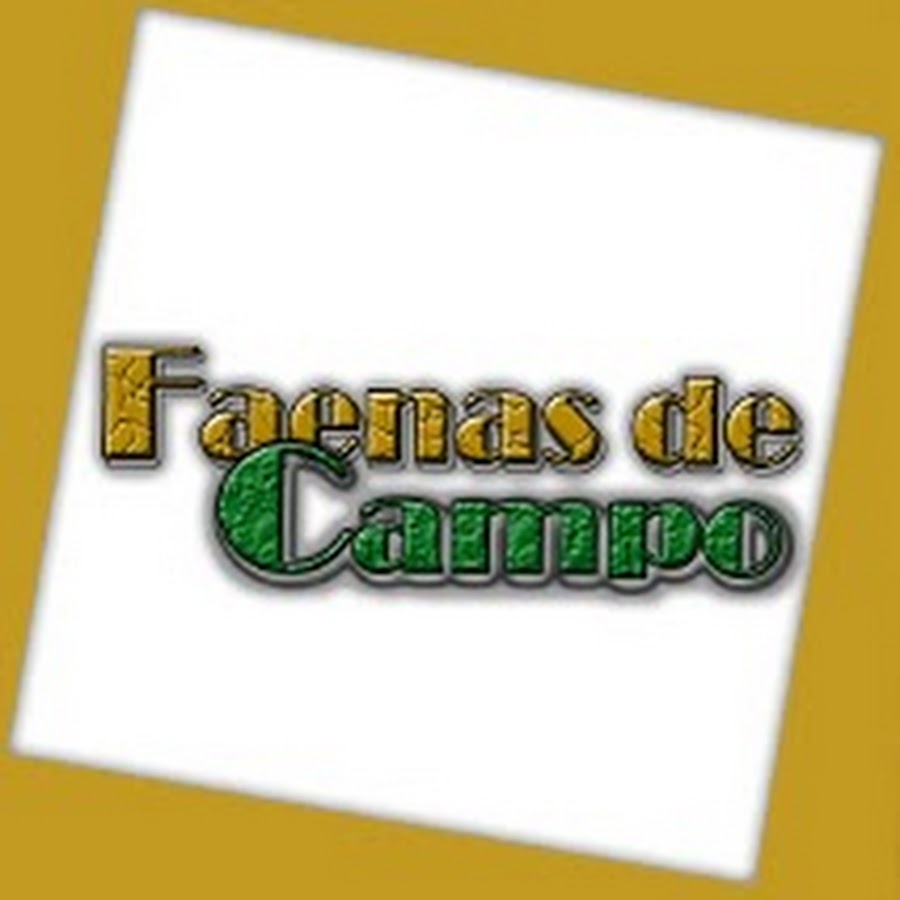 Faenasdecampo رمز قناة اليوتيوب