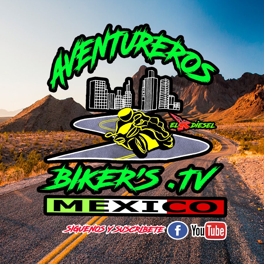 Aventureros Bikers. Tv YouTube channel avatar