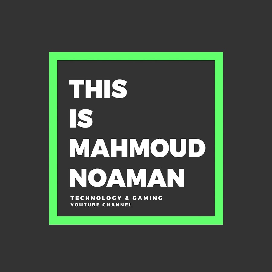 This is Mahmoud Noaman YouTube channel avatar