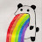 Rainbow Panda says