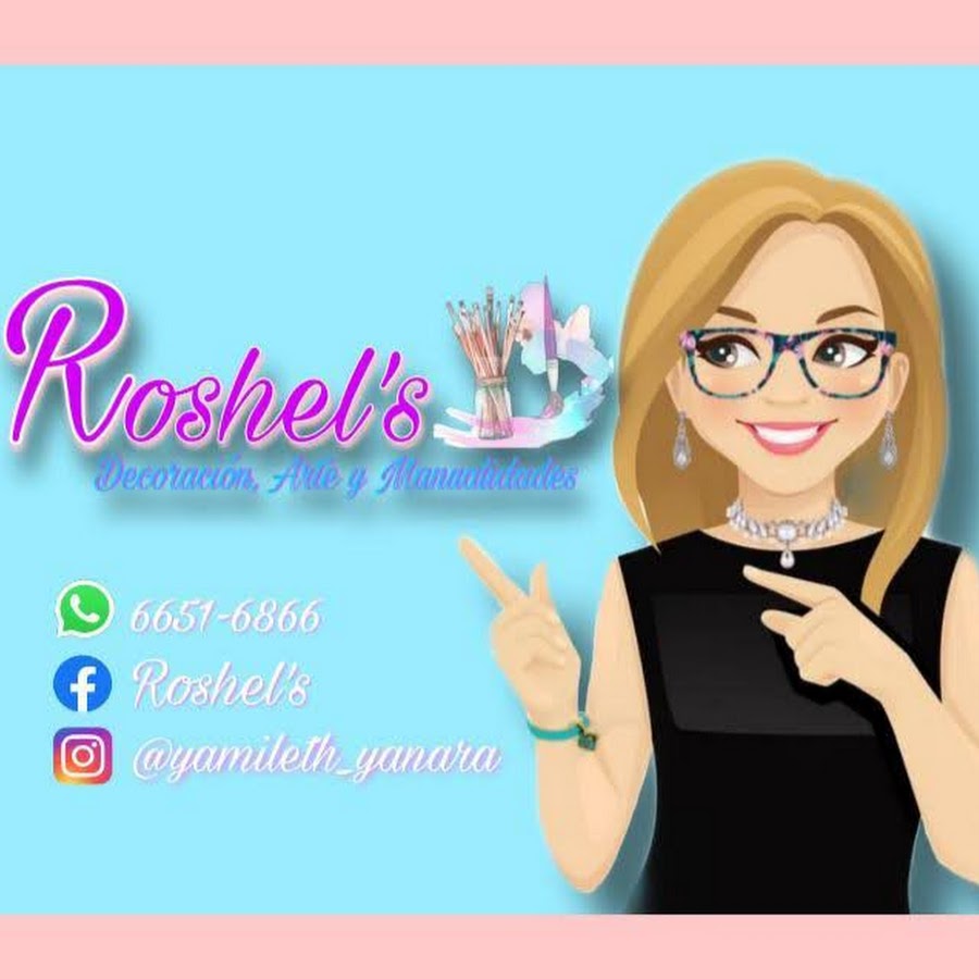 Roshel's: Arte, DecoraciÃ³n y Manualidades Avatar de canal de YouTube