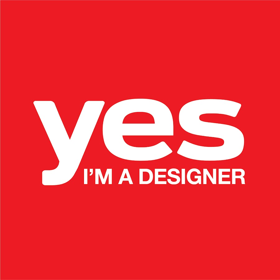 Yes I'm a Designer YouTube 频道头像