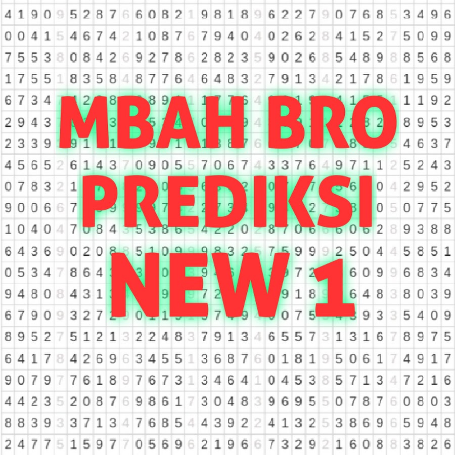 Mbah Bro Prediksi 1 Youtube